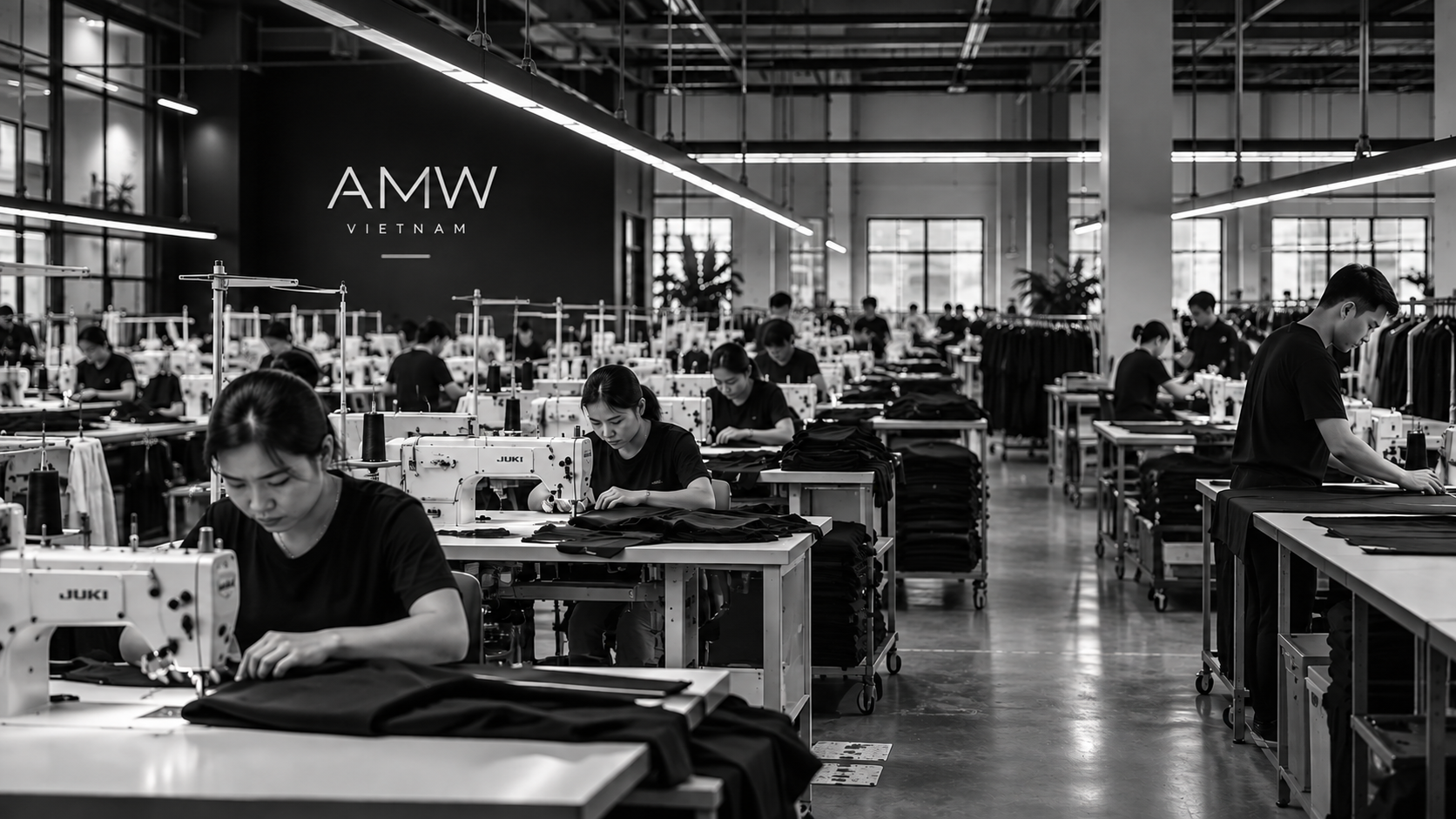 Production facility worker